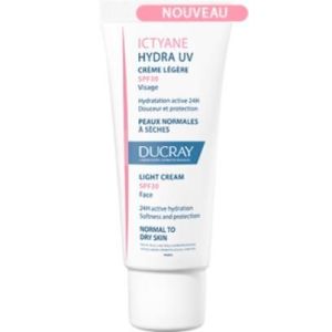 ICTYANE HYDRA UV CREME LEGERE SPF 30 Crème légère hydratante 24 H, SPF 30, tube 40 ml