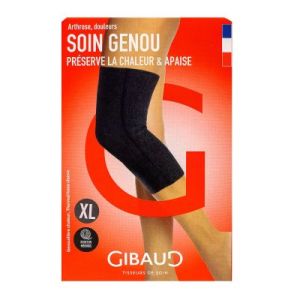 Gibaud Genouillere Chaleur Orthese Anthracite Xl 1