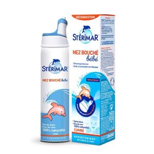 Sterimar Nez Bouche Bebe Enfant Eau De Mer Hypertonique Spray Flacon 50 Ml 1