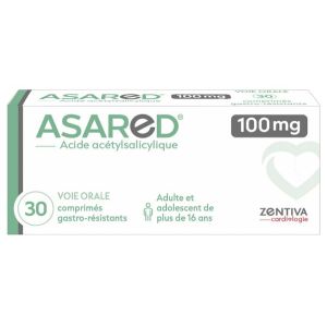 ASARED Comprimé gastrorésistant 100 mg, boîte 30