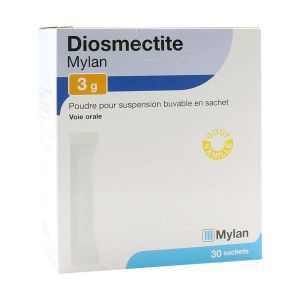 Diosmectite Mylan 3 G Poudre Pour Suspension Buvable En Sachet B/30