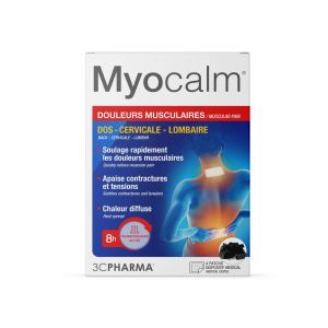 3C Pharma Myocalm, Douleurs musculaires - Boîte de 4 patchs