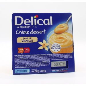 Delical Floridine Creme Dessert Vanille - Nouvelle Formule Preparation Pot 200 G 4