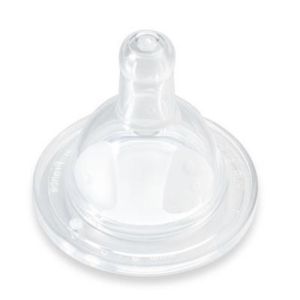 DODIE INITIATION PLUS TETINE DEBIT 3 Tétine ronde col large, silicone, pour biberon Dodie Initiation +, + 6 mois, unité