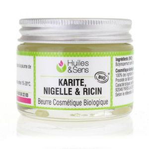Centiflor Laboratoire Beurre de Karité Nigelle et Ricin BIO - pot 50 ml
