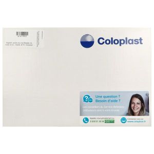 SENSURA CLICK POCHE OUVERTE MAGNUM Poche ouverte vidable, système 2 pièces, opaque, diamètre 50 mm (ref. 190410), bt 10