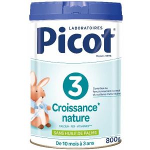 Picot lait croissance nature de 10mois à 3 ans 800g