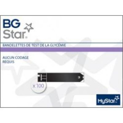 SANOFI-AVENTIS Bandelettes BGStar - 100 Bandelettes - Prix