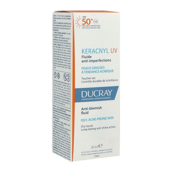 KERACNYL UV 50+ FLUIDE ANTI-IMPERFECTIONS TUBE ML TRANSPARENT 1