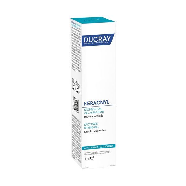 Ducray Keracnyl Stop Boutons Gel Assechant Tube 10 Ml 1