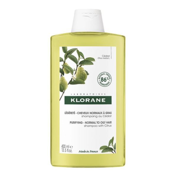 KLORANE SHAMPOOING LEGERETE AU CEDRAT FLACON 400 ML 1