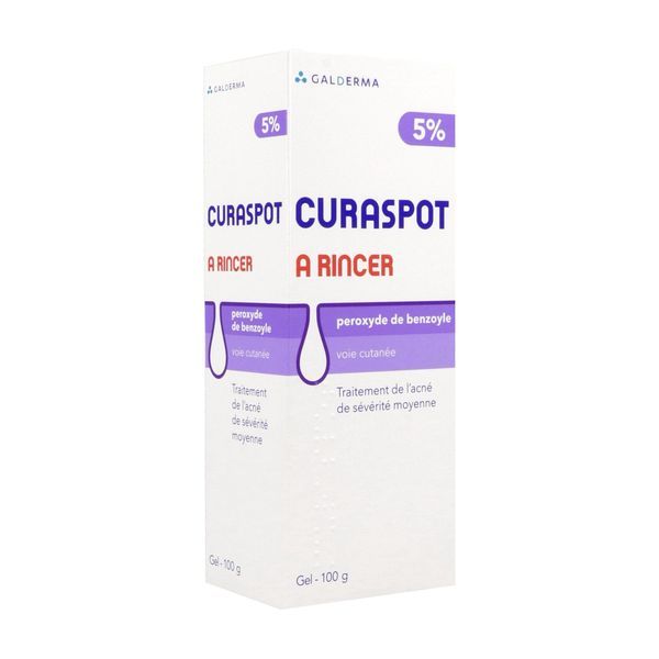 CURASPOT Gel 5 %, boîte 1 tube 100 g