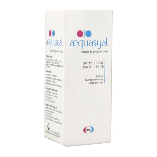 AEQUASYAL SPRAY BUCCAL PROTECTEUR Solution pour pulvérisation endo-buccale, goût menthe agrumes, spray 40 ml