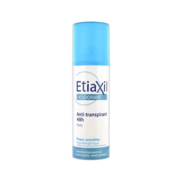 Etiaxil Deodorant Pieds Spray Sans Gaz Vaporisateur 100 Ml 1