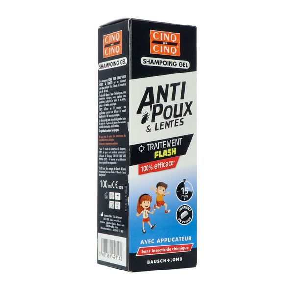 5/5 ANTI-POUX & LENTES NATURA SHAMPOOING GEL