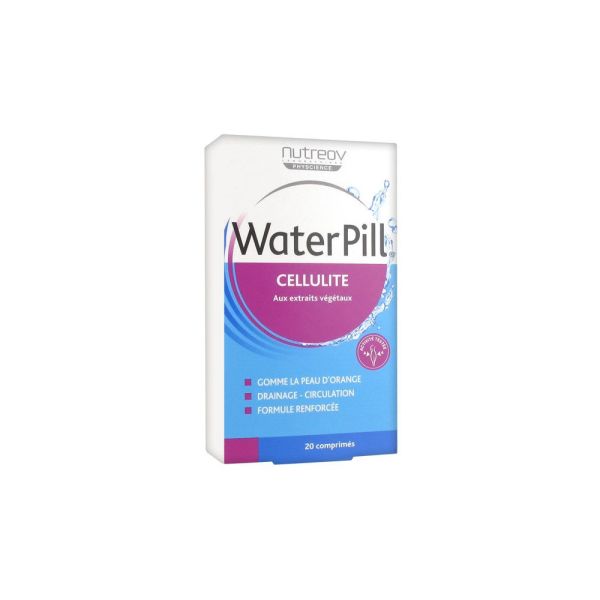 Nutreov Water Pill Cellulite Destockeur Intensif 20 Comprimés