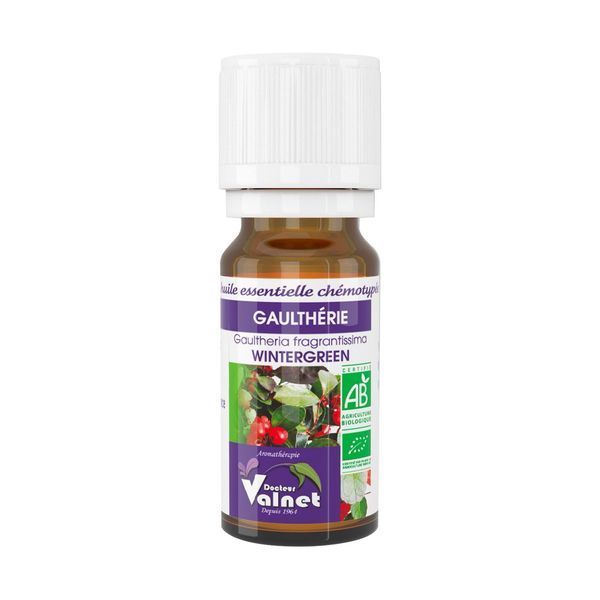 DOCTEUR VALNET HUILE ESSENTIELLE BIO Complément alimentaire, huile essentielle de gaulthérie bio, fl 10 ml