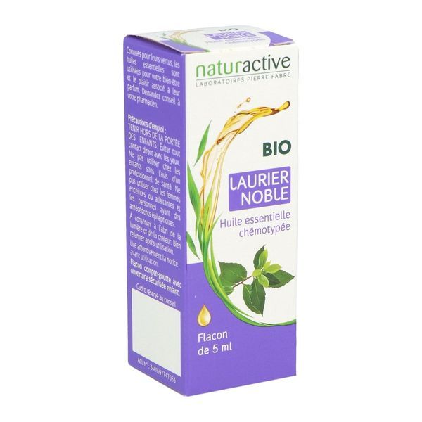NATURACTIVE BIO HUILE ESSENTIELLE Huile essentielle de laurier noble, fl 5 ml