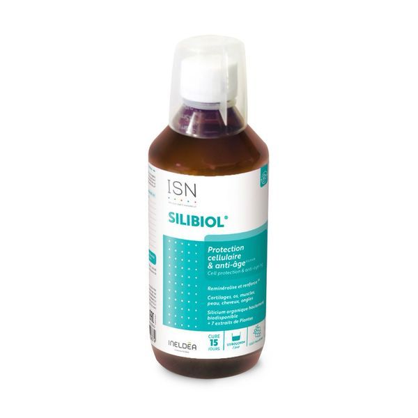 SILIBIOL PROTECTION CELLULAIRE & ANTIAGE SOLUTION Solution buvable, complément alimentaire à base de silicium organique et plantes, fl 500 ml