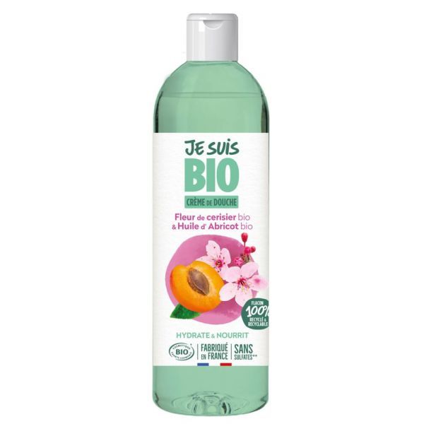 Je suis Bio Crème de douche fleur de cerisier et abricot BIO - flacon 250 ml