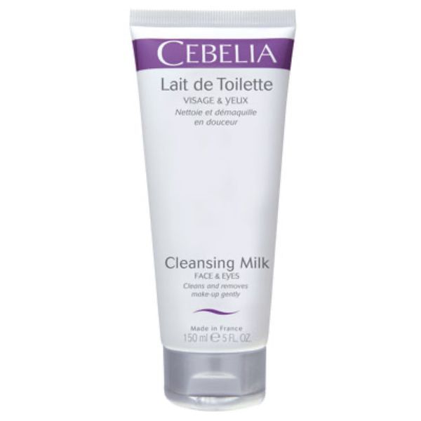 CEBELIA LAIT DE TOILETTE VISAGE & YEUX Lait de toilette nettoyant et démaquillant, tube 150 ml