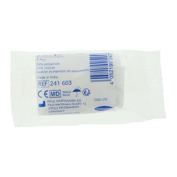 STERILUX Bande extensible pour pansement, 4 m à l'étirage x 5 cm (ref. 241603/1), unité
