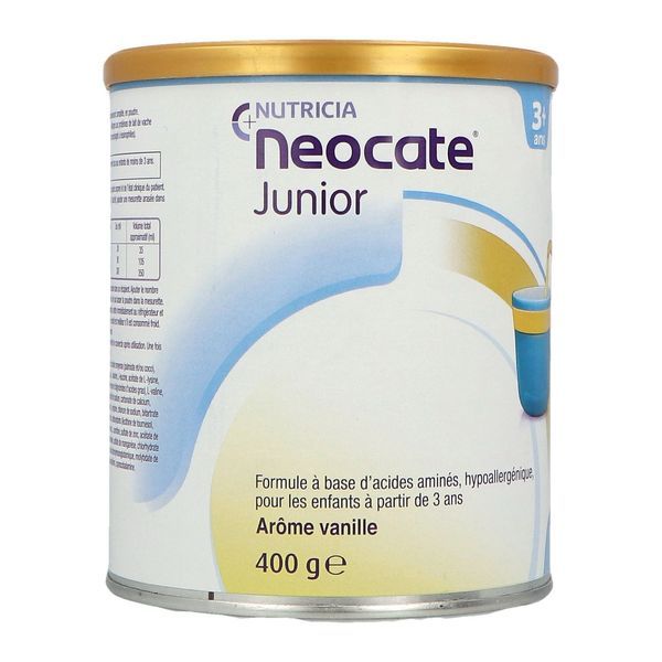 NEOCATE JUNIOR Denrée alimentaire destinée à des fins médicales spéciales, arôme vanille, bt 400 g