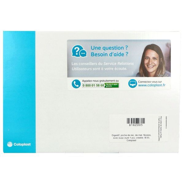 SENSURA MIO VISIO POCHE OUVERTE MIDI Poche Midi vidable système 1 pièce, filtre intégré, à découper, opaque, gris, diam 30 mm à 45 mm (ref. 104439), bt 30