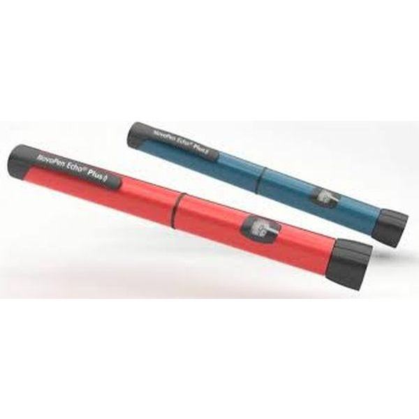 NOVOPEN ECHO+ PEN STYLO INJECTEUR D'INSULINE ROUGE 1