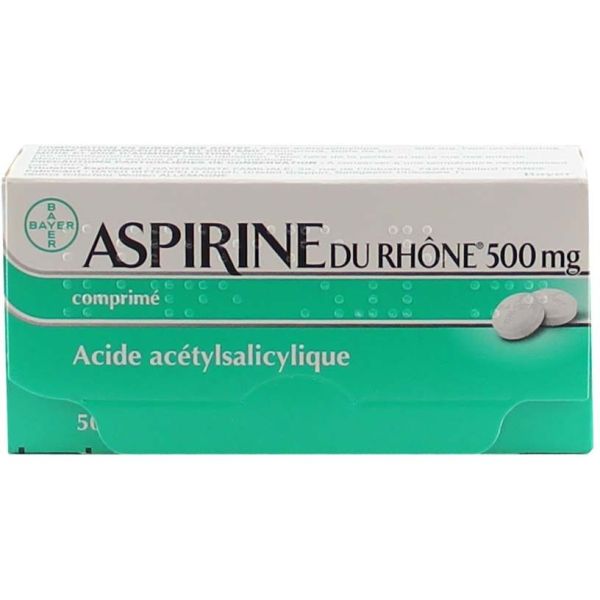 ASPIRINE DU RHONE 500 MG COMPRIME B/50