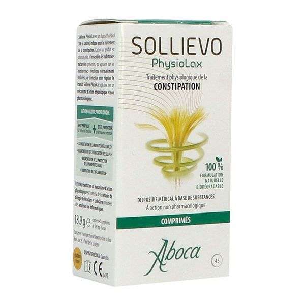 SOLLIEVO PHYSIOLAX FLACON 45 COMPRIMES 1