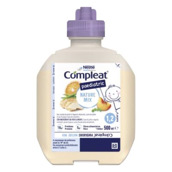 COMPLEAT PAEDIATRIC NATURE MIX Denrée alimentaire destinée à des fins médicales spéciales, 500 ml