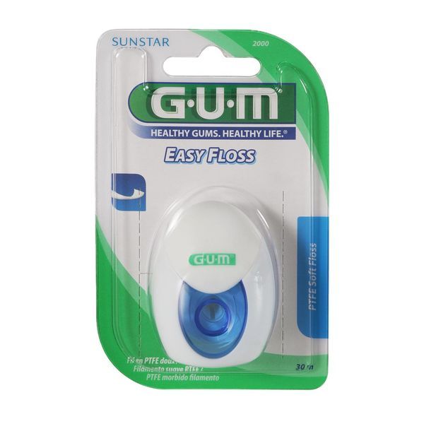 GUM EASY FLOSS Fil dentaire en téflon, fin et ultrarésistant, unité