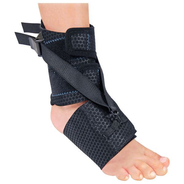 PODALIB AIRCAST Releveur de pied dynamique, bilatéral, noir, large (ref. 82-0013-4), unité