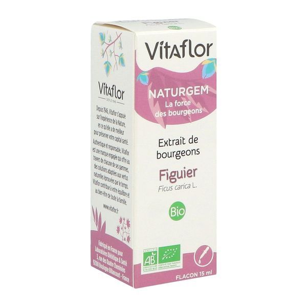 BOURGEONS FIGUIER VITAFLOR BIO Solution buvable, complément alimentaire à base de plantes, fl 15 ml