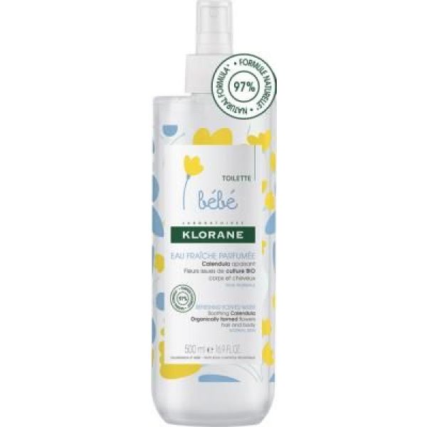 KLORANE BEBE TOILETTE EAU FRAICHE PARFUMEE Eau fraîche de toilette parfumée, fl 500 ml