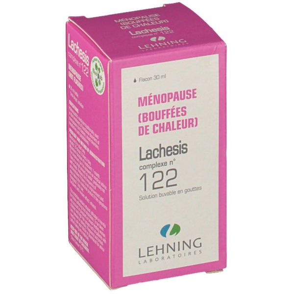 Lehning N122 Solution Buvable En Gouttes 1 Flacon(S) En Verre Jaune(Brun) De 30 Ml Avec Compte-Gouttes