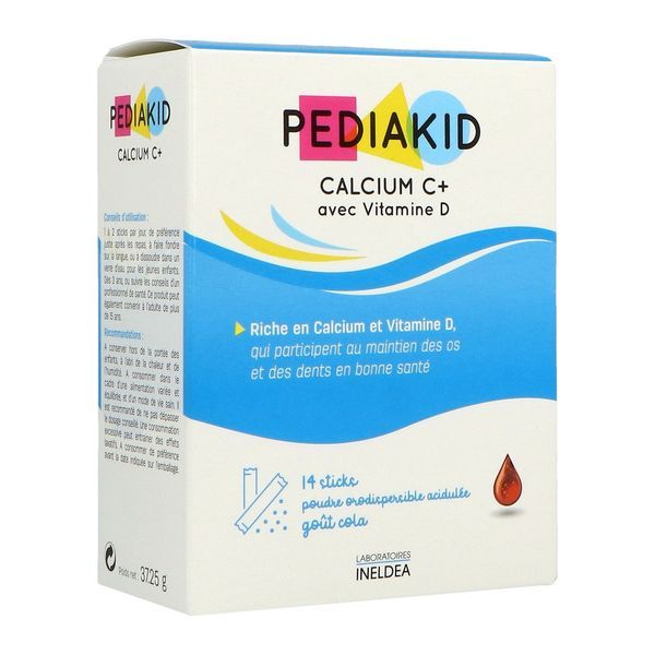 Pediakid Pediakid  Calcium C+ (ex : Calcium Croissance) - 14 sticks