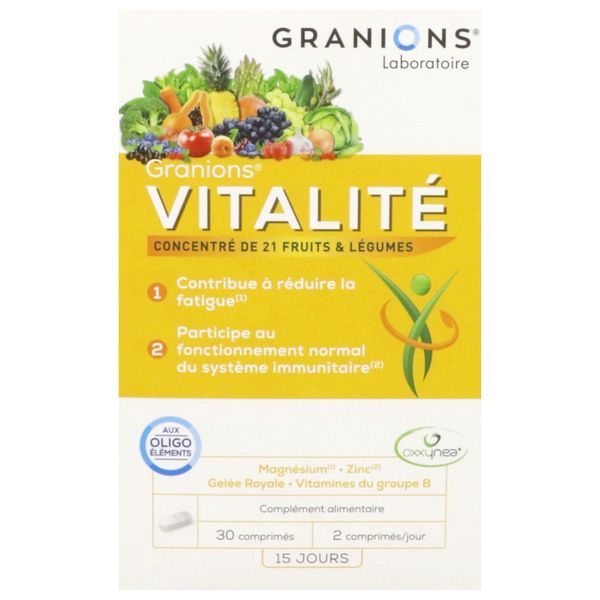 Granions vitalité - Fatigue passagère