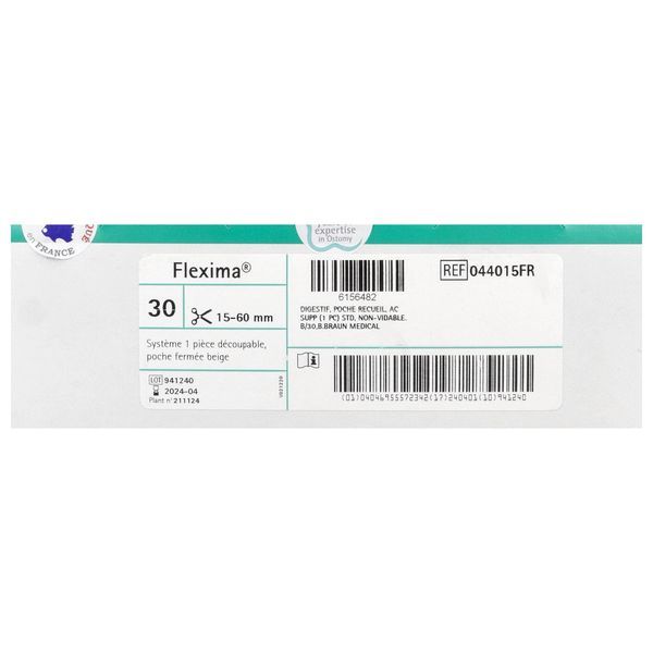 Flexima 1 Piece Fermee Ref.F044015Fr Poche 30