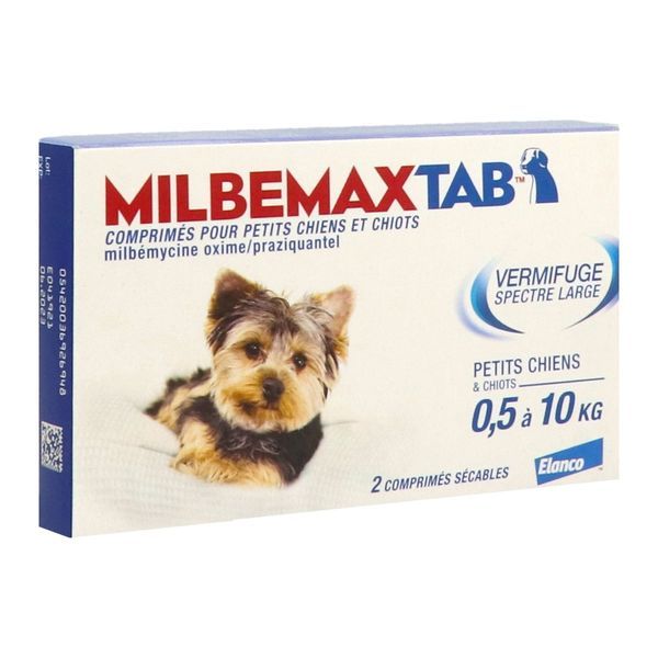 Milbemaxtab Comprimes Pour Petits Chiens Et Chiots Plaq Th-Form 2