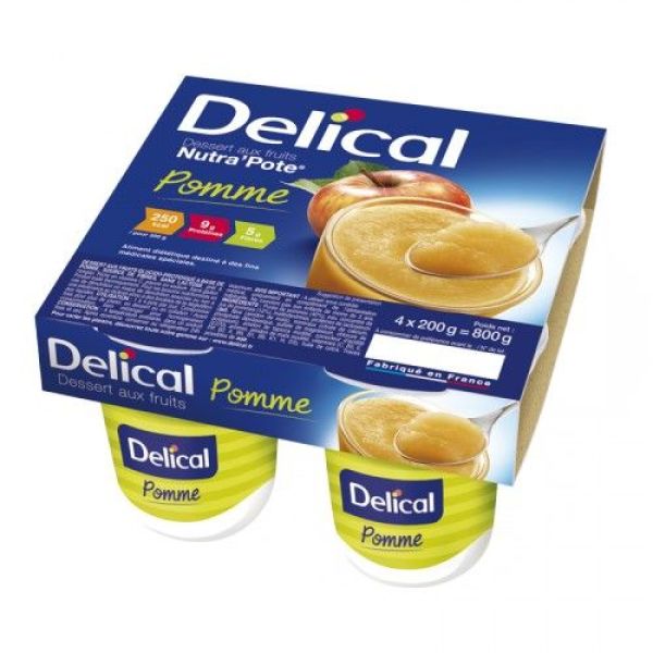 Delical nutra'pote pomme 200g 4