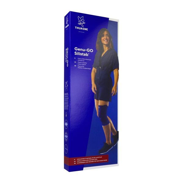 GENU GO SILISTAB FERMEE Genouillère rotulienne de compression classe 3, taille 6, unité