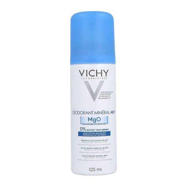 Vichy Deodorant Mineral Sans Sels D'Aluminium Efficacite 48H Liquide Flacon 125 Ml 1