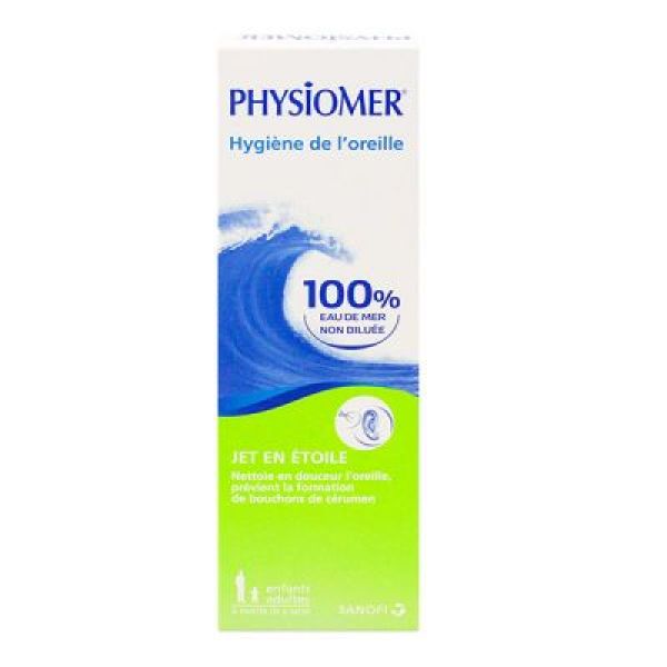 PHYSIOMER AURICULAIRE HYGIENE DE L'OREILLE SOLUTION FLACON DE 115 ML