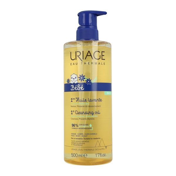 Uriage 1Er Huile Lavante- Nouvelle Formule Sans Silicone Nouveaux Ingredients Creme Flacon 500 Ml 1
