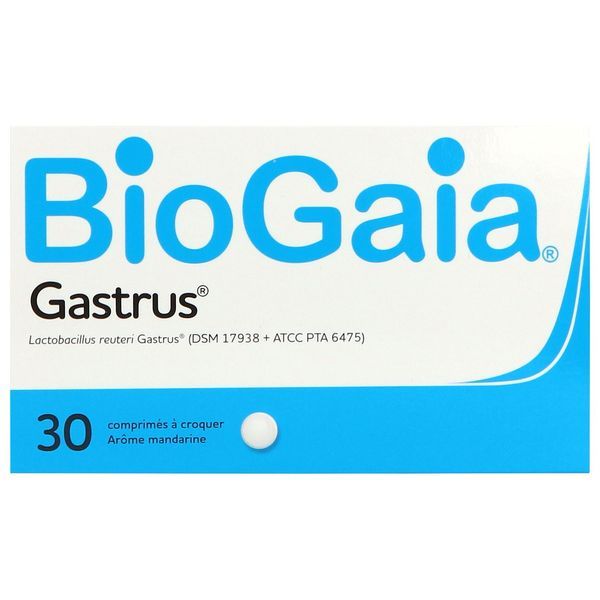 BIOGAIA GASTRUS MANDARINE COMPRIME BOITE 30