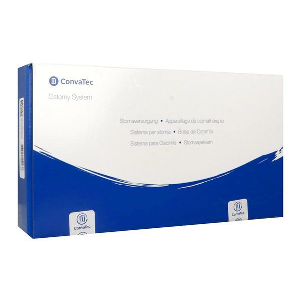 ESTEEM PLUS INVISICLOSE STANDARD CONVEXE POCHE OUVERTE Poche vidable, système 1 pièce, prédécoupée, opaque, diamètre 35 mm (ref. 416749), bt 10
