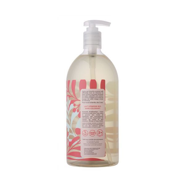Gel Douche Bio 1L Lait Anesse