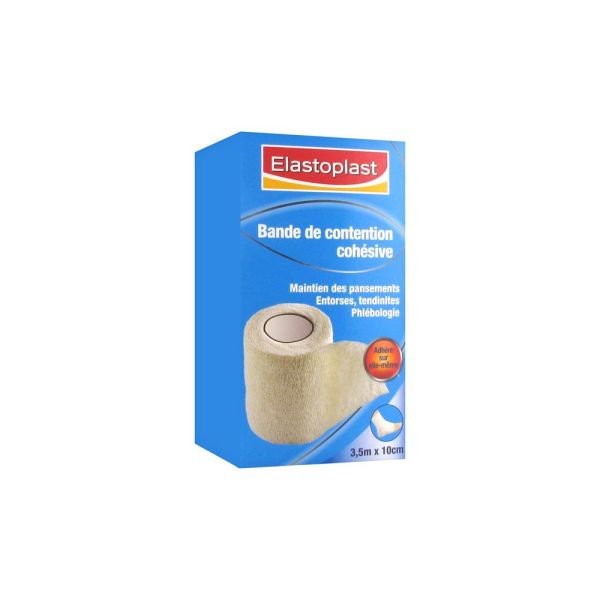 ELASTOPLAST BANDE COHESIVE BLANCHE DE 10 CM